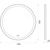 Зеркало BelBagno 70 см SPC-RNG-700-LED-TCH-PHONE фото 9