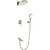 Душевая система для ванны Gappo G06-3 G7106-3, золото сатин, Цвет производителя: золото сатин -  Душевая система для ванны Gappo G06-3 G7106-3, золото сатин, Цвет производителя: золото сатин фото