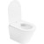 Унитаз подвесной безободковый Abber Bequem AC1102TMW с крышкой микролифт, белый матовый (система смыва Торнадо), Цвет производителя: белый матовый фото 3