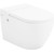 Унитаз подвесной безободковый с импульсным смывом Abber Bequem AC1108P с крышкой микролифт, белый фото 