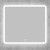 Зеркало BelBagno 90x80 см SPC-MAR-900-800-LED-TCH-WARM фото 3