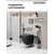 Инсталляция с подвесным унитазом комплект: Grossman Style 900.K31.01.000 с подвесным безободковым унитазом GR-4455BMSQ сиденье микролифт, крепление, кнопка смыва 700.K31.05.42M.42M графит сатиновый фото 5