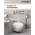 Инсталляция с подвесным унитазом комплект: Grossman Classic 900.K31.01.000 с подвесным безободковым унитазом GR-4455SQ сиденье микролифт, крепление, кнопка смыва 700.K31.04.30M.30M золото глянцевое фото 5