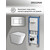 Инсталляция с подвесным унитазом комплект: Grossman Classic 900.K31.01.000 с подвесным безободковым унитазом GR-4479SQ сиденье микролифт, крепление, кнопка смыва 700.K31.04.10M.10M хром глянцевый фото 18