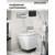 Инсталляция с подвесным унитазом комплект: Grossman Style 900.K31.01.000 с подвесным безободковым унитазом GR-4479SQ сиденье микролифт, крепление, кнопка смыва 700.K31.05.21M.21M чёрный матовый фото 5