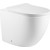 Унитаз приставной безободковый Abber Bequem AC1111TMW с крышкой микролифт, белый матовый (выпуск горизонтальный), Цвет производителя: белый матовый фото 