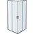 Душевое ограждение Aquatek 100x100 см AQ ARI KV 10020GM, оружейная сталь/прозрачное фото 2