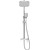 Душевая стойка Grossman Alba 500.K35.06.100/000, белый, Цвет производителя: белый - 3 Душевая стойка Grossman Alba 500.K35.06.100/000, белый, Цвет производителя: белый фото 3