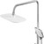 Душевая стойка Grossman Alba 500.K35.06.100/000, белый, Цвет производителя: белый - 8 Душевая стойка Grossman Alba 500.K35.06.100/000, белый, Цвет производителя: белый фото 8