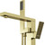 Смеситель для ванны напольный Grossman Falcon 530.K35.08.320, золото, Цвет производителя: золото фото 5