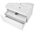Тумба подвесная с раковиной AN Ненси 100 см, белый матовый фото 5