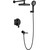 Душевая система для ванны Belz B80713-7, чёрный -  Душевая система для ванны Belz B80713-7, чёрный фото