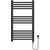 Полотенцесушитель электрический Gerhans П13 400х800 мм K610845B, чёрный -  Полотенцесушитель электрический Gerhans П13 400х800 мм K610845B, чёрный фото