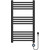 Полотенцесушитель электрический Gerhans П13 400х800 мм K630845B, чёрный -  Полотенцесушитель электрический Gerhans П13 400х800 мм K630845B, чёрный фото