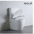 Унитаз-компакт безободковый Sole Porto Turbo с тонкой крышкой микролифт (система смыва Торнадо) фото 3