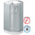 Душевая кабина Niagara Classic 120x80 см NG-3312-14LBKT, серебро/матовое (безсиликоновая сборка) -  Душевая кабина Niagara Classic 120x80 см NG-3312-14LBKT, серебро/матовое (безсиликоновая сборка) фото