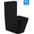 Унитаз-компакт безободковый SantiLine SL-5028MB с тонкой крышкой микролифт (система смыва Торнадо) чёрный матовый фото 