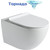 Унитаз подвесной безободковый SantiLine SL-5002T-MW с тонкой крышкой микролифт (система смыва Торнадо) белый матовый -  Унитаз подвесной безободковый SantiLine SL-5002T-MW с тонкой крышкой микролифт (система смыва Торнадо) белый матовый фото
