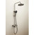 Душевая стойка с термостатом Haiba HB24726-3, оружейная сталь фото 3