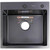 Кухонная мойка Gerhans K34550B 1 мм, графит фото 3