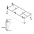 Каркас для ванны Cezares 165x70 см ECO-165-70-MF-R фото 