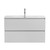 Тумба подвесная с раковиной BelBagno 100 см UNO-MINI-1000-2C-SO-BO, bianco opaco фото 