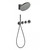Душевая система для душа с термостатом Grocenberg GB5020BG, графит фото 