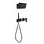 Душевая система для ванны Grocenberg GB5030BL, чёрный матовый фото 