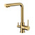 Смеситель для кухни Grocenberg GB40551GO, золото фото 