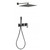 Душевая система для ванны Grocenberg GB5080BG, графит фото 