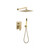 Душевая система для ванны Grocenberg GB5089MG-3, матовое золото фото 