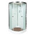Душевая кабина Avacan 90x90 см D09SEL, хром/матовое (безсиликоновая сборка) фото 