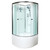 Душевая кабина Avacan 100x100 см D10, хром/матовое (безсиликоновая сборка) фото 