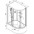 Душевая кабина Avacan 120x80 см EM2712LN, хром/узор (безсиликоновая сборка) фото 16