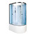 Душевая кабина Avacan 120x90 см EM5012LNLED, хром/узор (безсиликоновая сборка) фото 