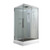 Душевая кабина Avacan 110x90 см K2011, хром/прозрачное (безсиликоновая сборка) фото 