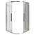 Душевое ограждение Avacan 120х120 см HC120, хром/прозрачное фото 4