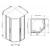 Душевое ограждение Avacan 120х120 см HC120MT, хром/матовое фото 8