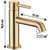 Смеситель для раковины Grocenberg GB2099MG, матовое золото фото 6