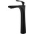 Смеситель для умывальника высокий Grocenberg GB3001BL, чёрный матовый фото 