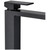 Смеситель для умывальника высокий Grocenberg GB3008BL, чёрный матовый фото 2