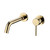 Смеситель для раковины настенный Grocenberg GB511GO (со скрытой частью) золото фото 