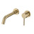 Смеситель для раковины настенный Grocenberg GB511MG (со скрытой частью) матовое золото фото 
