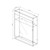 Зеркало-шкаф EvaGold OLIVER 60 см EG010111, белый/кора дуба - 3 Зеркало-шкаф EvaGold OLIVER 60 см EG010111, белый/кора дуба фото 3