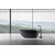 Ванна отдельностоящая Abber Dortmund 170x75 см AM9911B, черный фото 8
