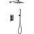 Душевая система для душа с термостатом Abber Daheim AF8251NG, никель фото 