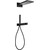 Душевая система для душа с термостатом Abber Rund AF8752B, черный матовый фото 