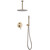 Душевая система для душа Abber Emotion AF8821G, золото матовый фото 