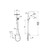 Душевая стойка EvaGold Richard EG400043, чёрный - 5 Душевая стойка EvaGold Richard EG400043, чёрный фото 5