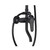 Душевая стойка EvaGold Queens EG400051 с полкой, чёрный - 2 Душевая стойка EvaGold Queens EG400051 с полкой, чёрный фото 2